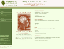 Tablet Screenshot of claremontcenter.com
